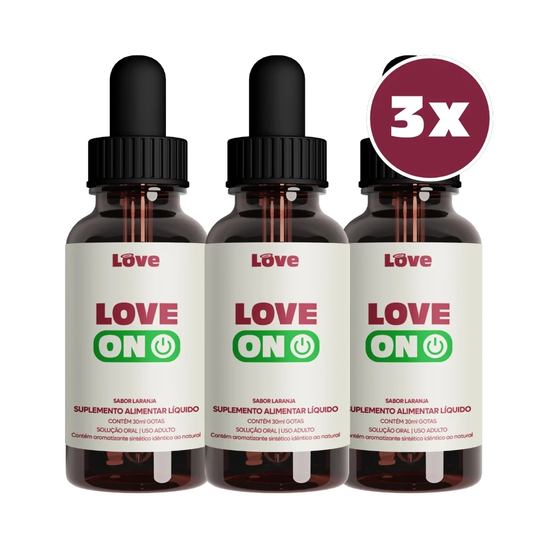 3 Frascos LoveON
